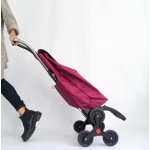 Chariot de courses Rolser I-Max MF - 6 roues monte-escaliers - Sac 43L - Pliage ultra-compact – Image 6