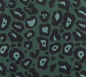 Motif Léopard Vert