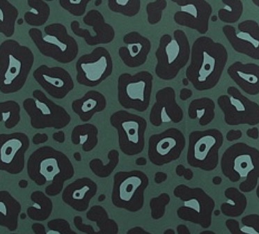 Motif Léopard Vert