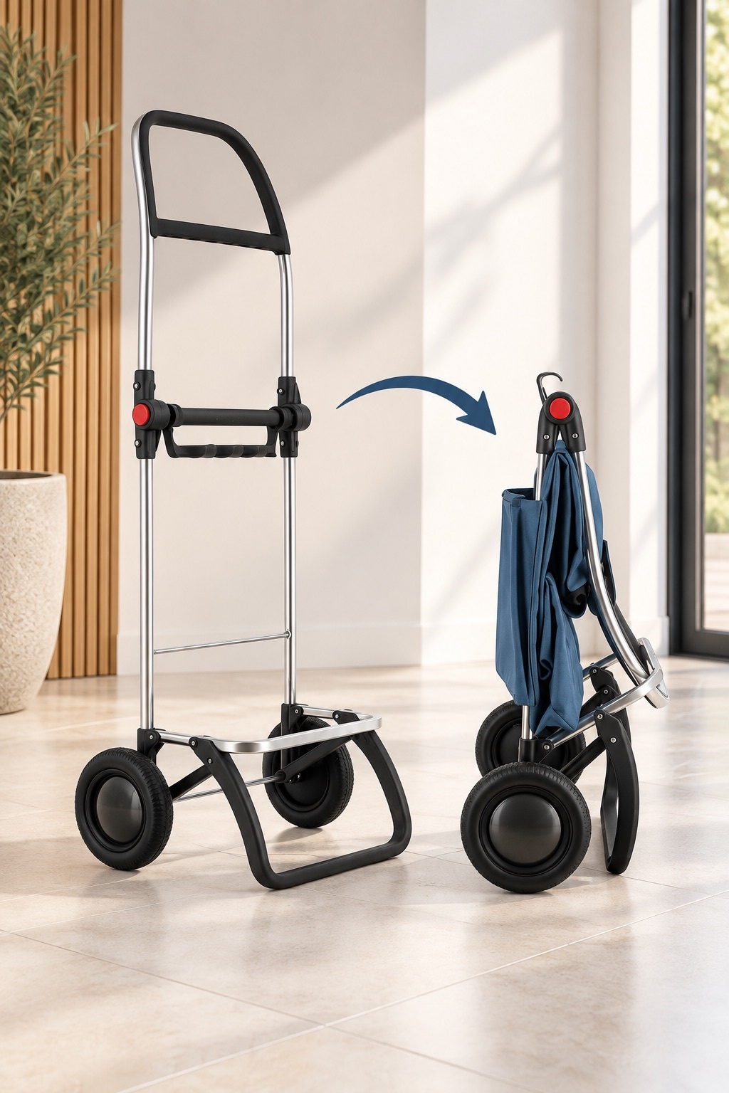 Chariot Rolser 2 roues pliable et compact